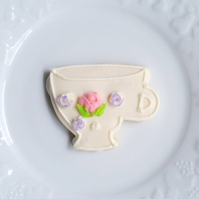 flower tea cup $4.00